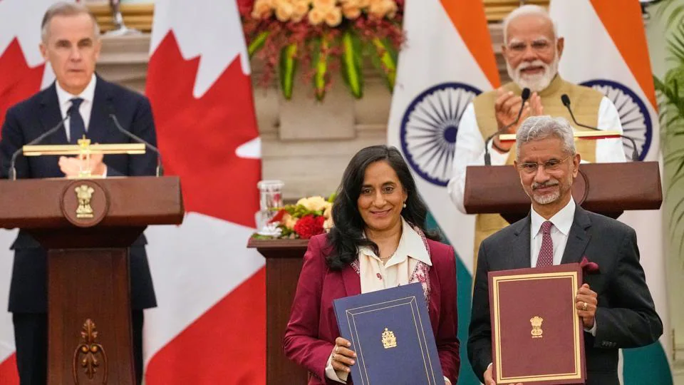 Canadian PM visit India 2026: Signing of 10-year uranium supply agreement