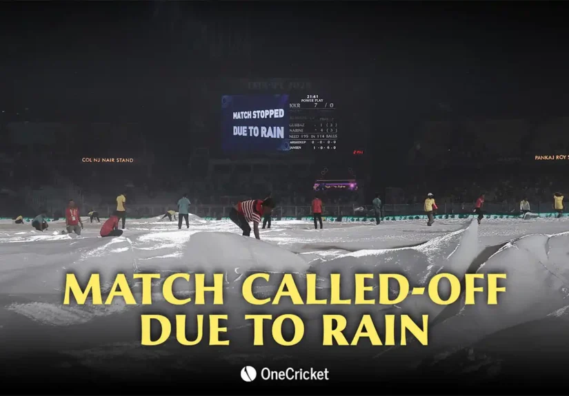 Only 3.4 overs were bowled at Eden Gardens before rain washed out the contest